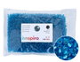 Innspiro Perles de rocaille en verre rond bleu nautique et argenté 3,8 mm, 500 g