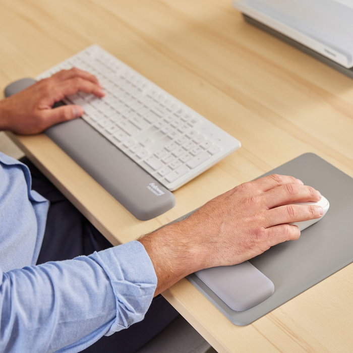 Fellowes Breyta Repose-poignet pour clavier, Gris, 47 cm