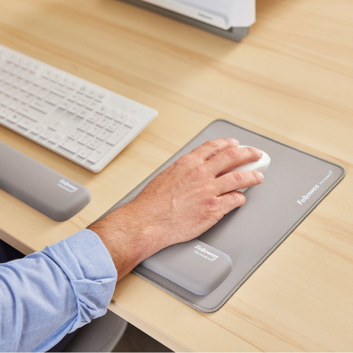 Fellowes Breyta Repose-poignet pour clavier, Gris, 47 cm