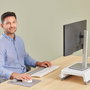 Fellowes Breyta Repose-poignet pour clavier, Gris, 47 cm