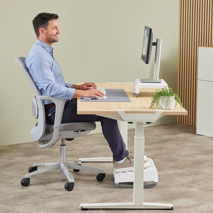 Fellowes Breyta Repose-poignet pour clavier, Gris, 47 cm