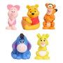 Disney Jouets de bain Winnie l'Ourson - 5 figurines avec panier de rangement