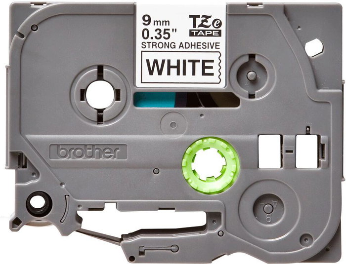 Brother Ruban TZe-S221 Noir sur blanc 9 mm Brother Ruban TZe-S221 Noir sur blanc 9 mm