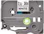 Brother TZe-S221 - Ruban pour étiqueteuse noir sur blanc, 9 mm de large, cassette originale haute qualité, résistant aux intempéries