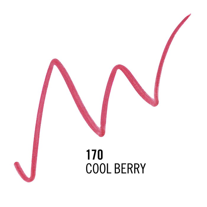 Rimmel London Lip Ink Pen N° 170 Cool Berry - Stylo à lèvres longue tenue, fini satiné, applicateur marqueur, 1.7 ml