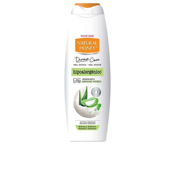 Natural Honey Gel douche hypoallergénique au miel, aloe vera et vitamine E 650 ml Natural Honey Gel douche hypoallergénique au miel, aloe vera et vitamine E 650 ml
