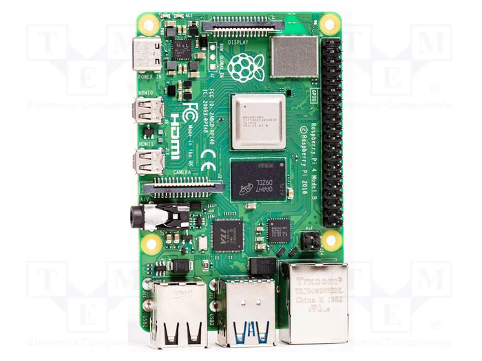 Raspberry Pi Raspberry Pi 4 avec 8 Go de RAM, BCM2711, 1,8GHz, Vert