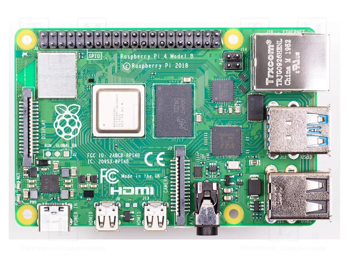 Raspberry Pi Raspberry Pi 4 avec 8 Go de RAM, BCM2711, 1,8GHz, Vert
