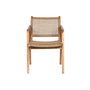 DKD Home Decor Chaise à Accoudoirs Beige Naturel