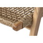 DKD Home Decor Chaise à Accoudoirs Beige Naturel