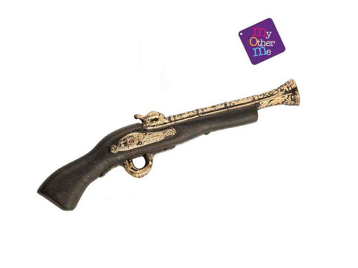 My Other Me - Réplique de pistolet de pirate en PVC - 42 cm - Multicolore - Version multilingue (espagnol, anglais, français, italien, portugais, allemand)