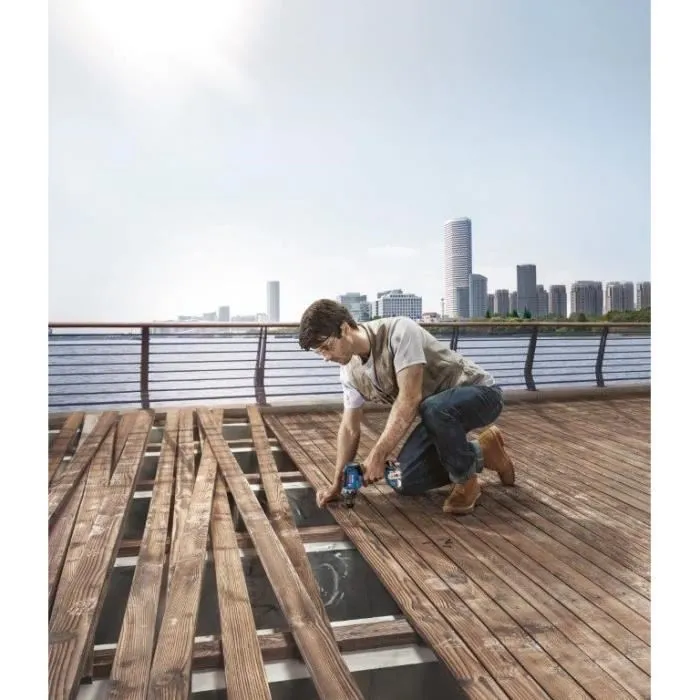 Bosch Professional Perceuse-visseuse sans fil GSR 18V-50, 2 batteries 2.0Ah, chargeur GAL 18V-20, 43 accessoires et sacoche