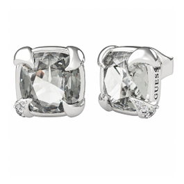 Guess Boucles d'oreilles Lady Luxe UBE20058 en acier inoxydable gris