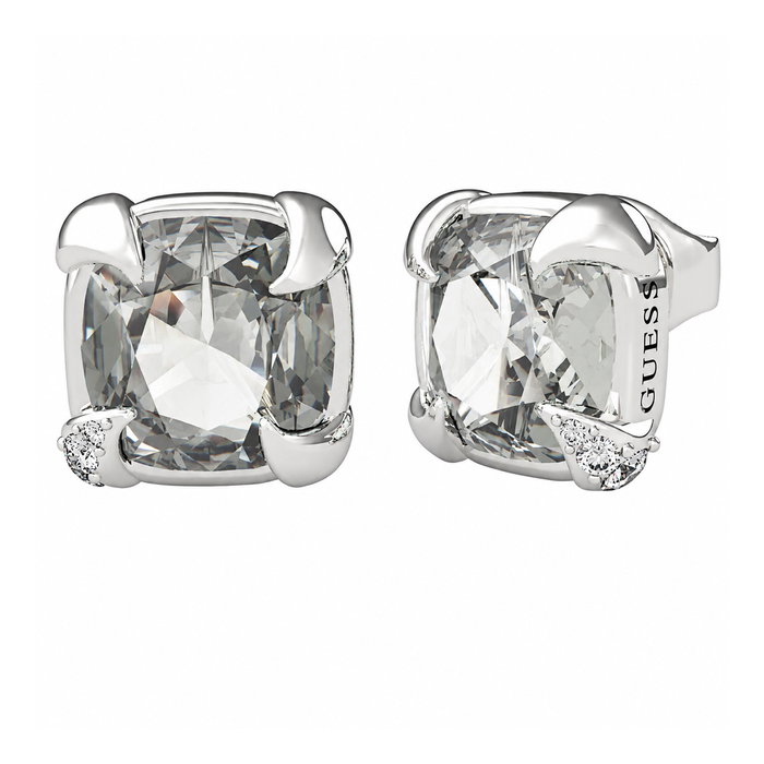 Guess Boucles d'oreilles Lady Luxe UBE20058 en acier inoxydable gris Guess Boucles d'oreilles Lady Luxe UBE20058 en acier inoxydable gris