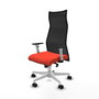 Piqueras y Crespo Chaise de Bureau Albacete Orange Foncé et Noir