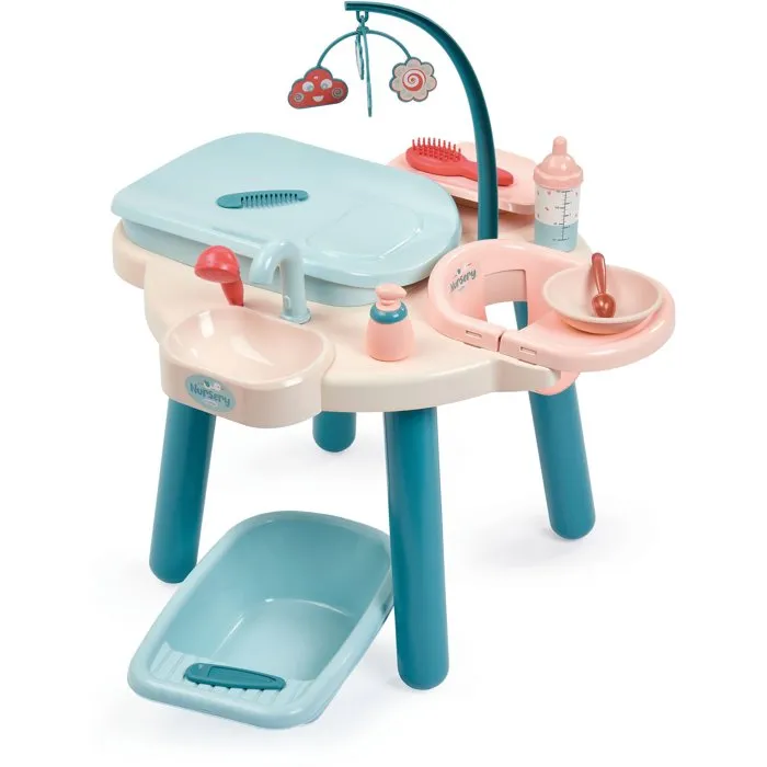 Ecoiffier Nursery 1840 - Table Nursery avec Accessoires Ecoiffier Nursery 1840 - Table Nursery avec Accessoires