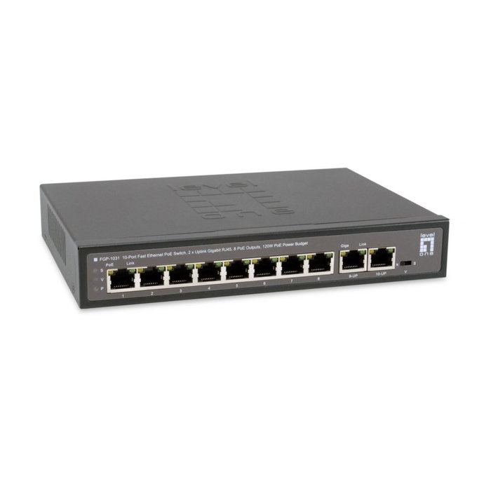 LevelOne FGP-1031 Switch Fast Ethernet PoE 10 ports