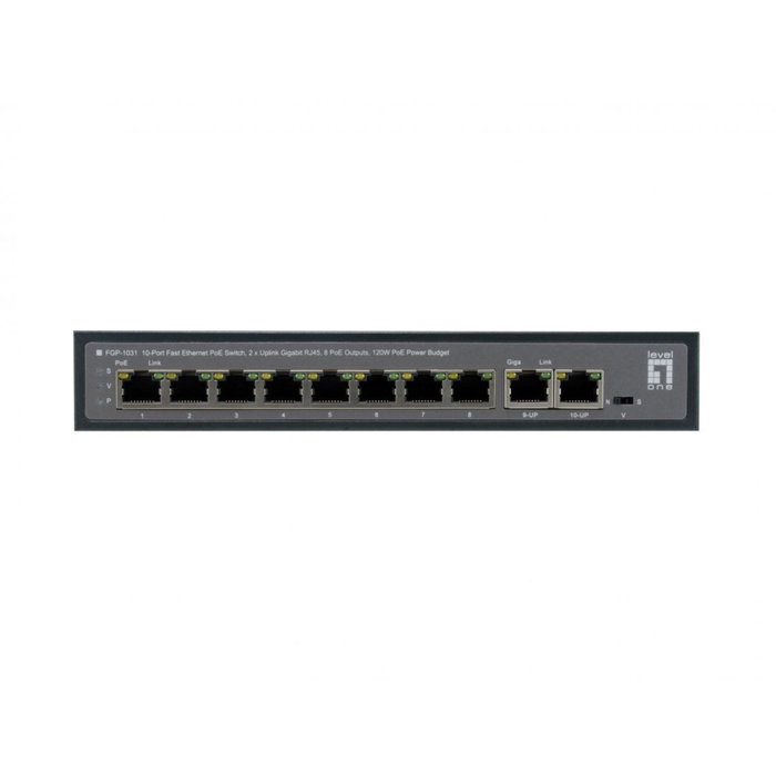 LevelOne FGP-1031 Switch Fast Ethernet PoE 10 ports