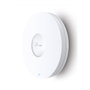 Omada - Point d'accès WiFi 6 plafonnier AX5400 (4804 Mbps 5GHz + 574 Mbps 2.4GHz), 1 port Ethernet 2.5 Gigabit, PoE+ 802.3at, gestion cloud