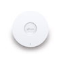 Omada - Point d'accès WiFi 6 plafonnier AX5400 (4804 Mbps 5GHz + 574 Mbps 2.4GHz), 1 port Ethernet 2.5 Gigabit, PoE+ 802.3at, gestion cloud