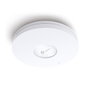 Omada - Point d'accès WiFi 6 plafonnier AX5400 (4804 Mbps 5GHz + 574 Mbps 2.4GHz), 1 port Ethernet 2.5 Gigabit, PoE+ 802.3at, gestion cloud