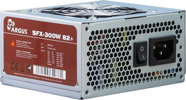 Inter-Tech SFX-300W - Alimentation SFX 300W 80 Plus Bronze, PFC Actif, Ventilateur 80mm, Connecteur PCIe 6+2 pin