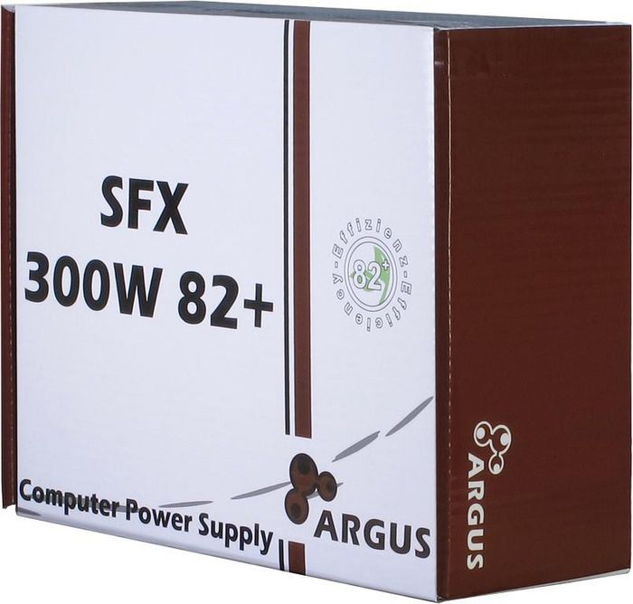 Inter-Tech SFX-300W - Alimentation SFX 300W 80 Plus Bronze, PFC Actif, Ventilateur 80mm, Connecteur PCIe 6+2 pin
