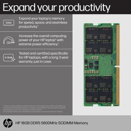 HP Mémoire SODIMM 16 Go DDR5 5600 MHz
