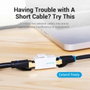 Vention Connecteur RJ45 IPGW0-5, Blanc (Lot de 5)