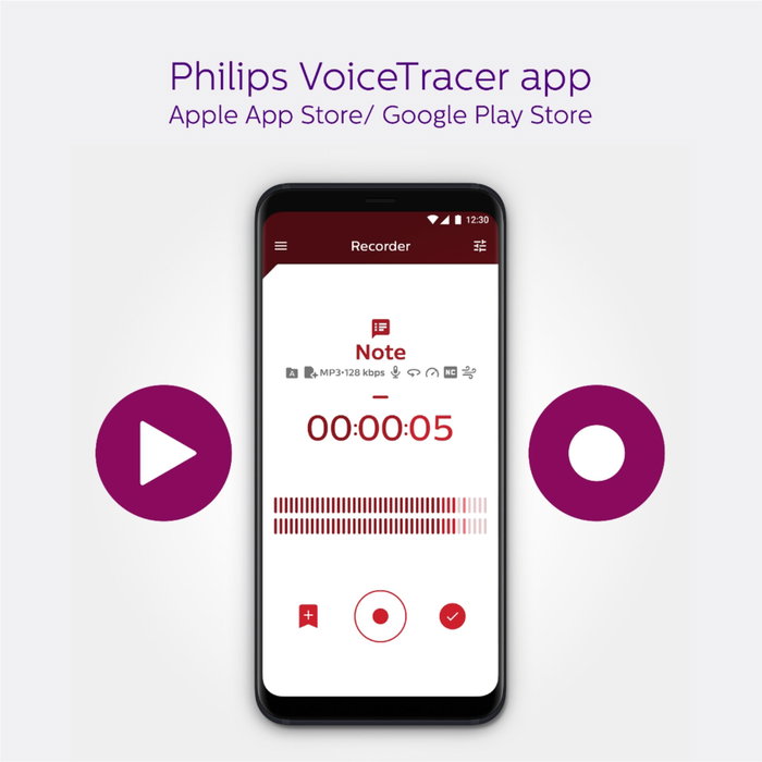 Philips DVT 8115 Enregistreur audio mobile Anthracite / Silver Philips DVT 8115 Enregistreur audio mobile Anthracite / Silver