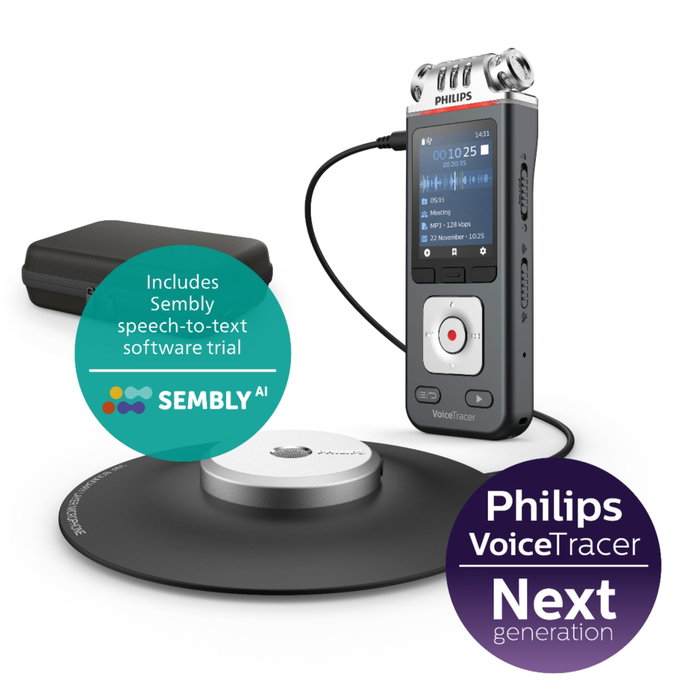 Philips DVT 8115 Enregistreur audio mobile Anthracite / Silver Philips DVT 8115 Enregistreur audio mobile Anthracite / Silver