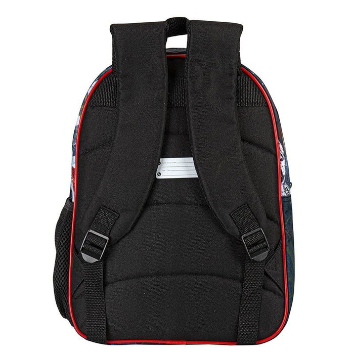 Perona Sac à dos Captain America Marvel, 39 cm, 37x29x11 cm, compartiments avec fermeture, dos et bretelles rembourrés, poche à bouteille