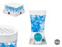 Acorde Bola Gel Parfumante Océan 150 g 8x14x6 cm (Set de 12)