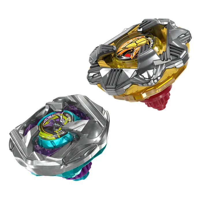 Beyblade X Dual Pack Calibur Samurai 6-70M BX et Obsidian Shell 3-85S BX, 2 toupies à rotation droite Beyblade X Dual Pack Calibur Samurai 6-70M BX et Obsidian Shell 3-85S BX, 2 toupies à rotation droite
