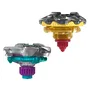 Beyblade X Dual Pack Calibur Samurai 6-70M BX et Obsidian Shell 3-85S BX, 2 toupies à rotation droite