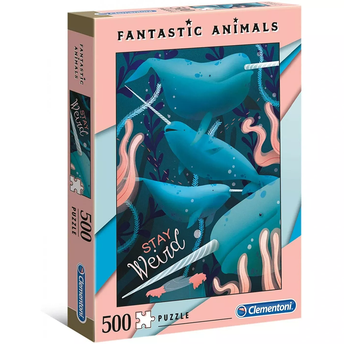 Clementoni Puzzle Créatif Fantastic Animals pour Enfants 6+ Ans - Jeu Éducatif et Unisexe avec Animaux Clementoni Puzzle Créatif Fantastic Animals pour Enfants 6+ Ans - Jeu Éducatif et Unisexe avec Animaux