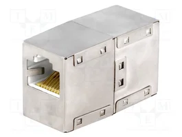 LOGILINK Connecteur RJ45 socle, connexion 1:1, de deux côtés