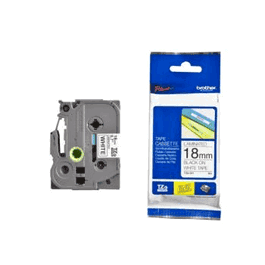 Brother Ruban d'étiqueteuse TZE-241CIV / TZE241CIV noir sur blanc