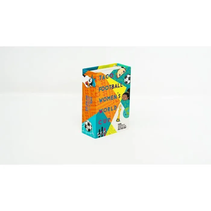 Blue Orange Taco Football Women's World Cup - Jeu de société d'ambiance - Rapidité et observation - Dès 8 ans - 64 cartes