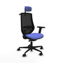 Chaise de Bureau avec Appui-tête Mardos traslack bali Piqueras y Crespo D036N2H Bleu clair