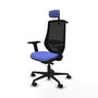 Chaise de Bureau avec Appui-tête Mardos traslack bali Piqueras y Crespo D036N2H Bleu clair