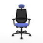 Chaise de Bureau avec Appui-tête Mardos traslack bali Piqueras y Crespo D036N2H Bleu clair