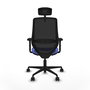 Chaise de Bureau avec Appui-tête Mardos traslack bali Piqueras y Crespo D036N2H Bleu clair