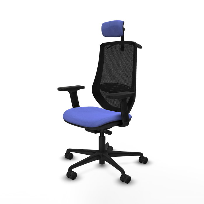 Chaise de Bureau avec Appui-tête Mardos traslack bali Piqueras y Crespo D036N2H Bleu clair