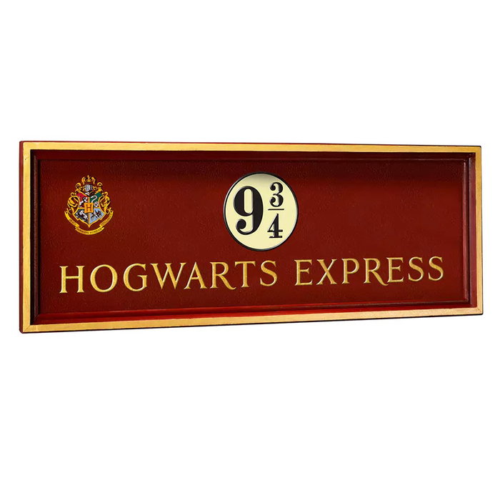 The Noble Collection Plaque Quai 9 3/4 Harry Potter Bois 56 x 20 cm The Noble Collection Plaque Quai 9 3/4 Harry Potter Bois 56 x 20 cm