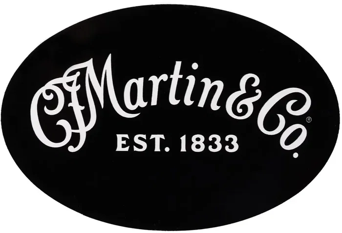 MARTIN Adhesivo Negro Logo Blanc MARTIN Adhesivo Negro Logo Blanc