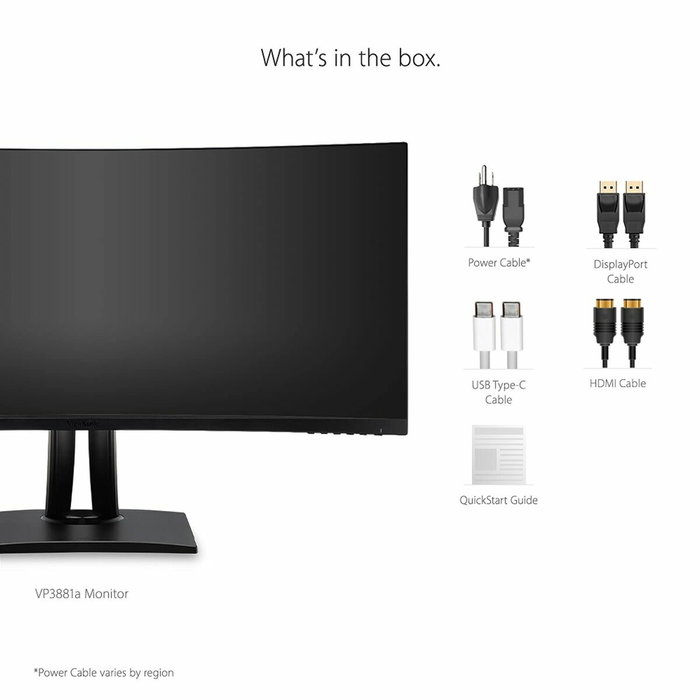 Écran ViewSonic VP3881A 38"