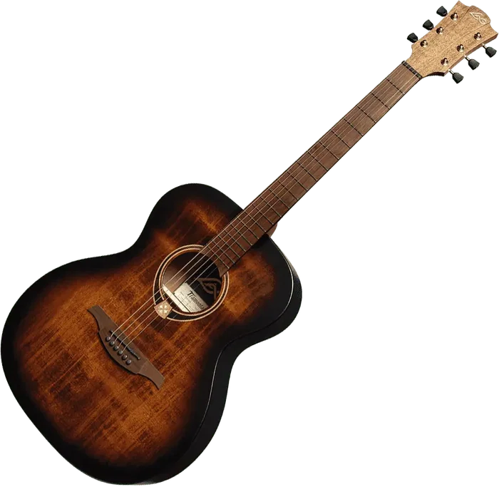 LAG Guitare Acoustique Auditorium Tramontane 70 - Black & Brown