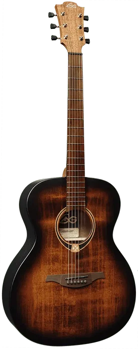 LAG Guitare Acoustique Auditorium Tramontane 70 - Black & Brown