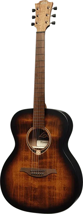 LAG Guitare Acoustique Auditorium Tramontane 70 - Black & Brown